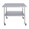 Amgood 30 in. x  48 in. Stainless Steel Table With Wheels AMG WT-3048-WHEELS - alternate 2